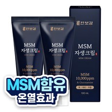 한보감 MSM자생크림 스포츠 리커버리 글루코사민크림, 100ml, 2개