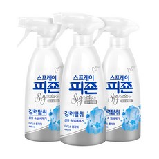 피죤 스프레이 시그니처 섬유탈취제 아이스 플라워 본품, 490ml, 3개
