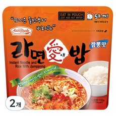이지밥 라면애밥 짬뽕맛, 110g, 2개