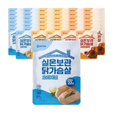 미트리 실온보관 닭가슴살 3종 혼합, 42팩, 340g, 14세트