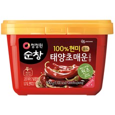 청정원순창 태양초 매운 고추장, 500g, 1개