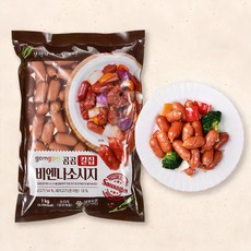 곰곰 칼집 비엔나 소시지, 1kg, 1개