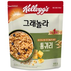 켈로그 통귀리 그래놀라, 500g, 1개 - 아기오트밀