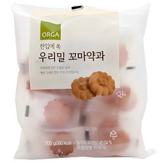 올가홀푸드 한입에 쏙 우리밀 꼬마약과, 200g, 1개 - 필드간식