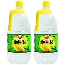 오뚜기 화이트 식초, 1.8L, 2개