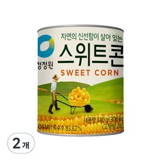 청정원 스위트콘 통조림, 340g, 2...