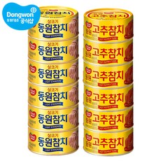 동원 살코기참치85g 6입+고추참치85g 6입, 85g, 12개