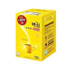 맥심 모카골드 라이트 커피믹스, 180개, 1000ml, 1개, 180개입 - 피골드