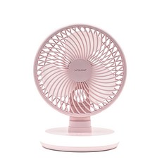 유니맥스 BLDC모터 무드램프 무선 탁상용 선풍기 UMF-3502HJ-P, UMF-3502HJ, 핑크