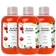 코멧 디퓨저 리필액 200ml 3P, 블랙체리, 3개 - 이미지 1