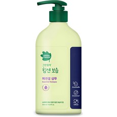 그린핑거 힘센보습 에센셜 유아 샴푸 소프트머스크향, 1개, 500ml