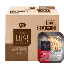 더미식 현미밥, 180g, 24개