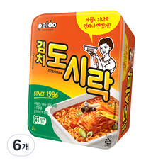 팔도 김치 도시락 86g, 6개