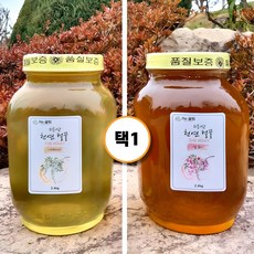 [블루밍그린] 지리산 100% 자연산 아카시아벌꿀 2.4kg 1개 상품 이미지