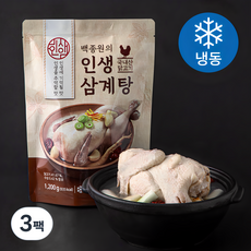 백종원 인생 삼계탕 (냉동), 1200g, 3팩