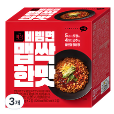 더미식 비빔면 맵싹한맛 140g, 6개