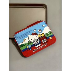 키티 카드지갑 키링 키홀더