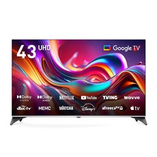 프리즘코리아 4K UHD LED 구글 3.0 스마트 TV