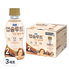 매일유업 앱솔루트 명작 2FL 액상 분유 2단계 240ml x 6입 + 니플 세트, 18개