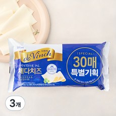 드빈치 자연방목 체다치즈 30매, 510g, 3개