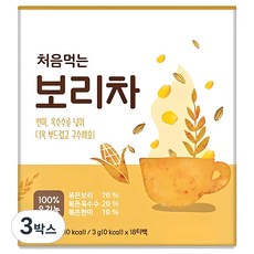 베베쿡 처음 먹는 보리차, 보리, 54g, 3개, 18개