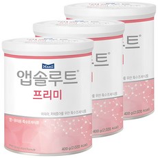 매일유업 앱솔루트 프리미 분유, 400g, 3개