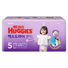 하기스 2024 맥스드라이 팬티형 기저귀 특대형(11~16kg) 남여공용, 5단계, 10매