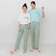 나타났다 남녀공용 핫썸머 아이스 쿨 와이드 팬츠