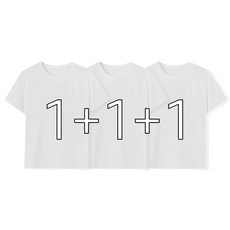 셀프메이드 국산 빅사이즈(-4XL) 순면 100% 30수 라운드 오버핏 반팔면티셔츠 3p(3매입)