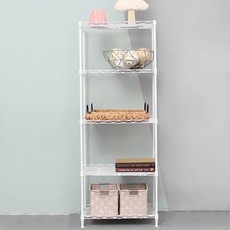 PAN EASY LIFE 迷你5層金屬架, 白色, 5層