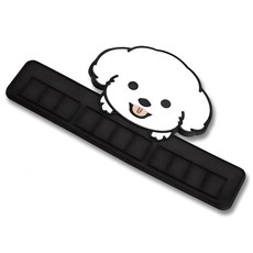 생활더하기 댕댕이 냥이 주차알림판, 말티즈, 1개 말티즈, 1개