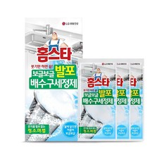 홈스타 보글보글 발포 배수구 세정제, 120g, 1개