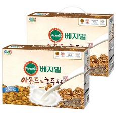 베지밀 아몬드와 호두 두유, 190ml, 48개