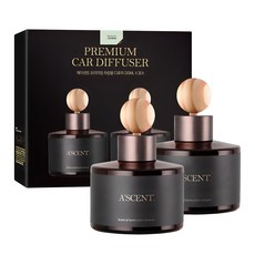 에이센트 차량용 디퓨저 세트, 그린에어리, 120ml, 2개 07 그린에어리, 2개