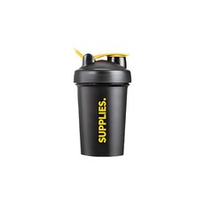 서플라이스 클래식 미니 쉐이커 보틀, 블랙, 400ml, 1개