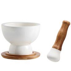 七廚房陶器迷你砂漿蓋托盤套組, 1個
