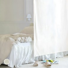 CASA VERDE 簡約隔間掛簾, 自然亞麻色