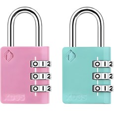 자커 다이얼 자물쇠 XD35 랜덤발송, 2개 2개