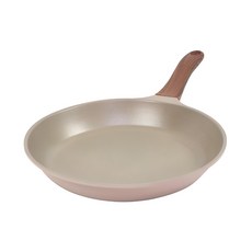 Kitchen-Art Bon木柄柔粉色鑽石塗層平底鍋, 26cm, 1入