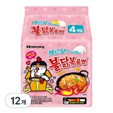 삼양 까르보 불닭볶음면 130g, 12개