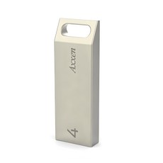 액센 U26 메탈블럭형 USB메모리 U26, 4GB, 1개