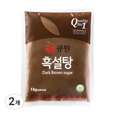 큐원 흑설탕 1kg 2개 상품 이미지