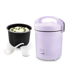 EVERTON HOUSE 馬卡龍色系迷你電飯鍋 3人用, EHLM-MR675E, 淺紫色