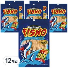 피쇼 간장맛 어포스낵, 15g, 12개