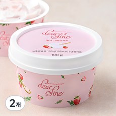 디어파인 딸기 그릭요거트, 100g, 1개입, 2개 100g, 2개