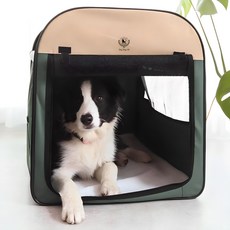 DING DONG PET 寵物折疊式狗窩, 綠色