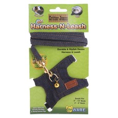 Critterware 小動物背帶和皮帶, 1個, 牛仔褲