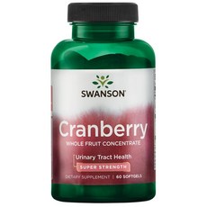 Swanson 斯旺森 蔓越莓軟膠囊, 60顆, 1罐