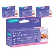 Lansinoh 蘭思諾 羊毛脂護乳霜, 4個, 40g