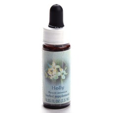 Flower Essence Services 冬青草本滴劑, 1個, 7.5毫升